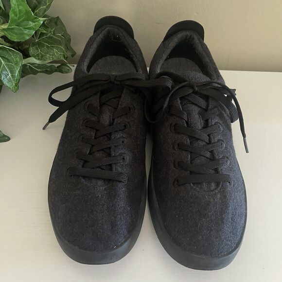 Allbirds Natural Black Wool Pipers Oxfords Shoes Mens 12 Comfort Lace Up Casual - Picture 4 of 8